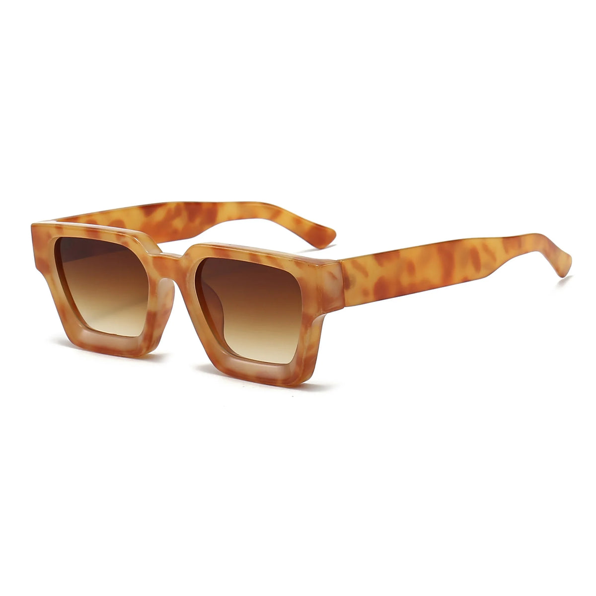 Designer Square Frame Sunglasses - UV400 Retro Shades
