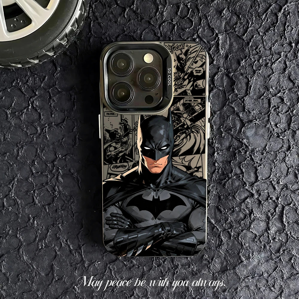 Premium Anime Batman Phone Case - Matte Anti-Fall Cover