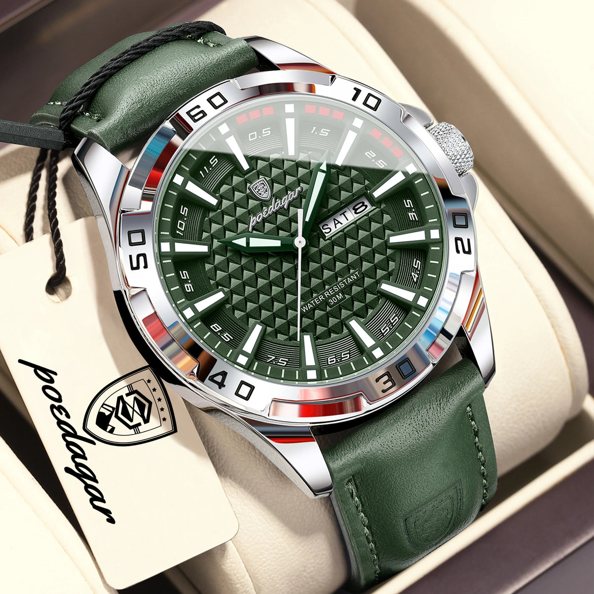 Luxury Mens Quartz Watch - Waterproof Business Wristwatch