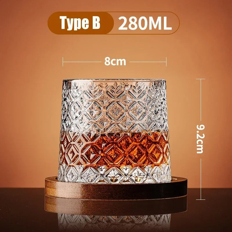 Elegant Crystal Whiskey Glass - Classic Tumbler Design