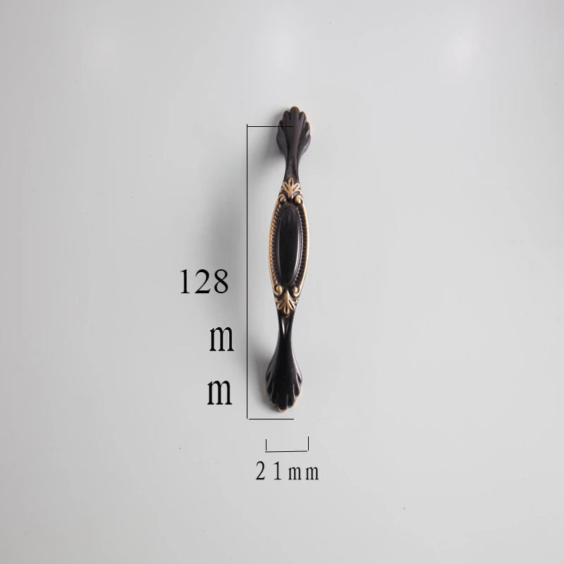 Premium Solid Brass Cabinet Handles - Electroplated Elegance