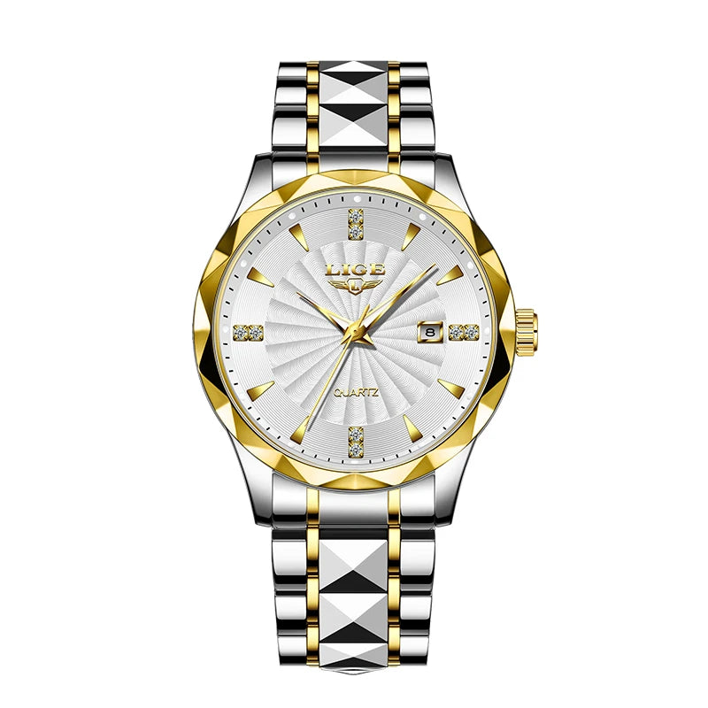 Elegant Women's Luxury Quartz Watch - Waterproof & Luminous