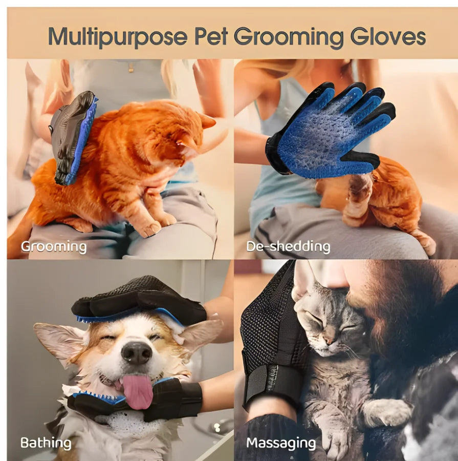 Premium Pet Hair Glove - Gentle Deshedding & Massage