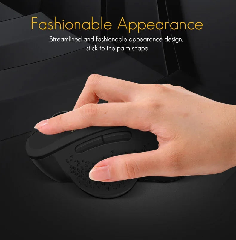 Premium Wireless Silent Mouse - 3 Adjustable DPI & 6 Buttons