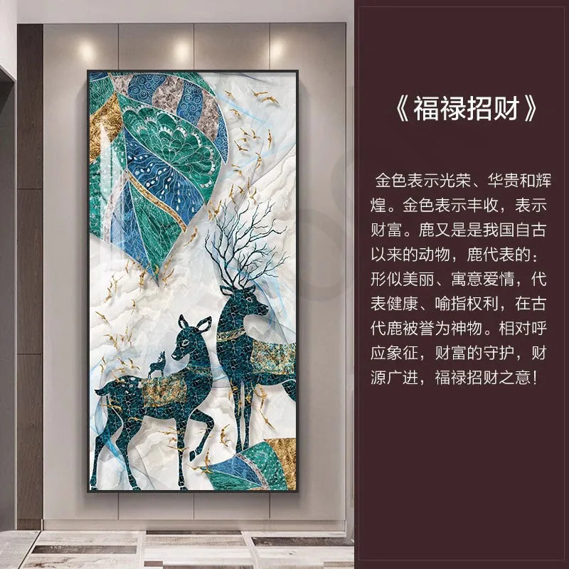 Luxury European LED Wall Painting - Illuminated Art Decor