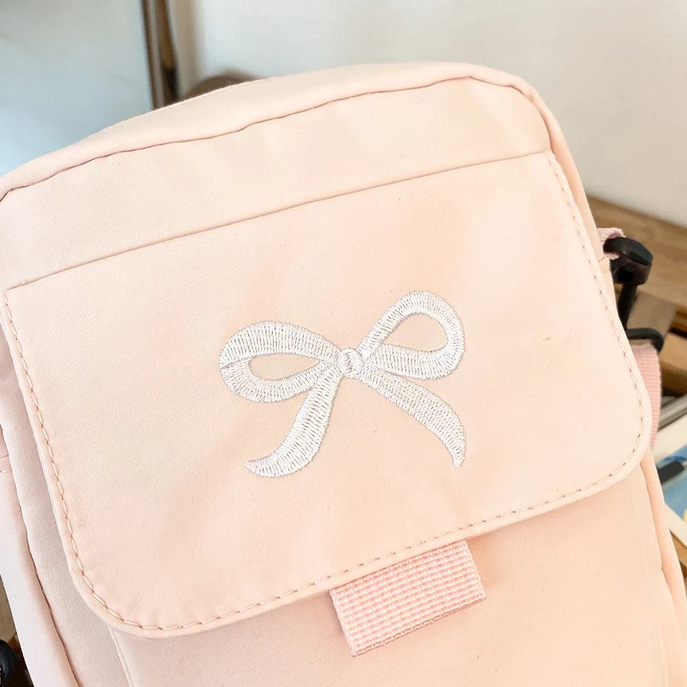 Elegant Bow Shoulder Bag - Chic Satchel