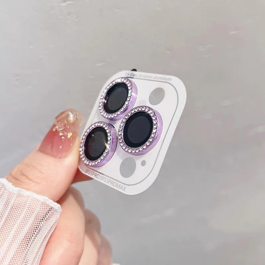 Luxury Diamond Camera Protector for iPhone - Glitter Lens Cap