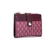 Retro Square Card Case - Luxury Folding Wallet