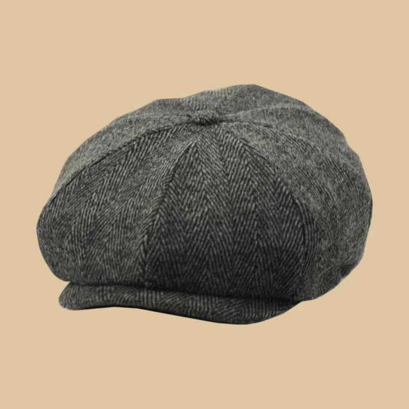 Premium Plus Size Ivy Hat - Classic Newsboy & Wool Beret
