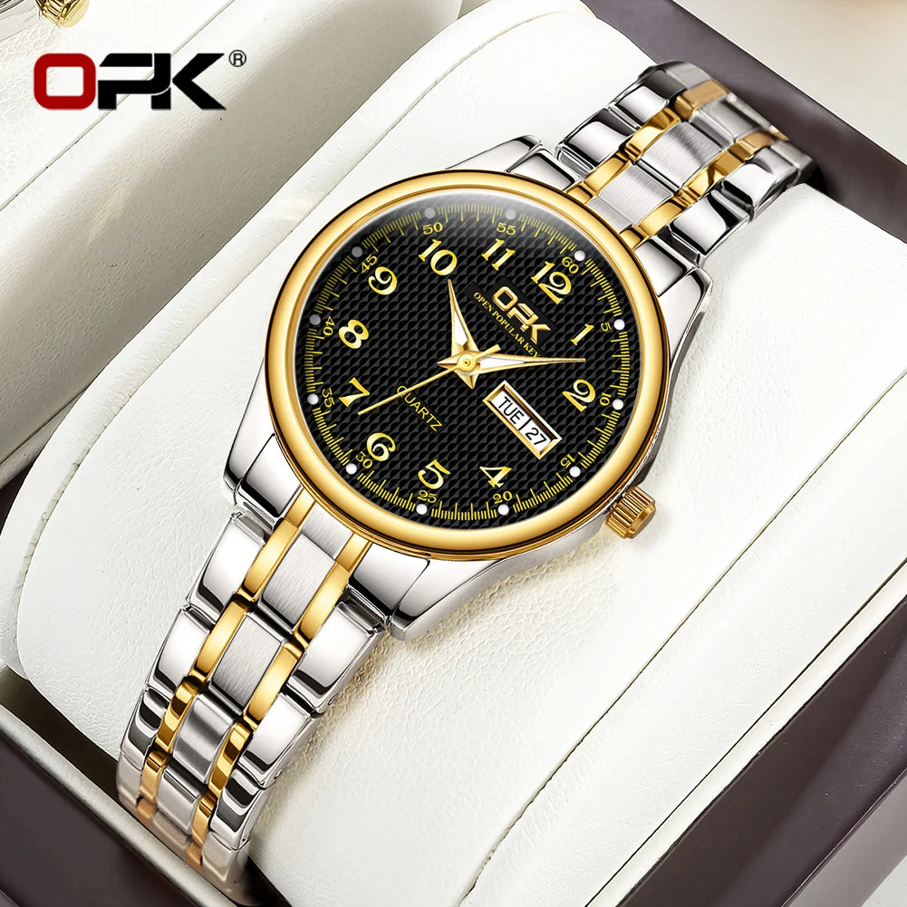 Elegant Women Quartz Watch - Waterproof Stainless Steel Luxury Ladies Timepiece