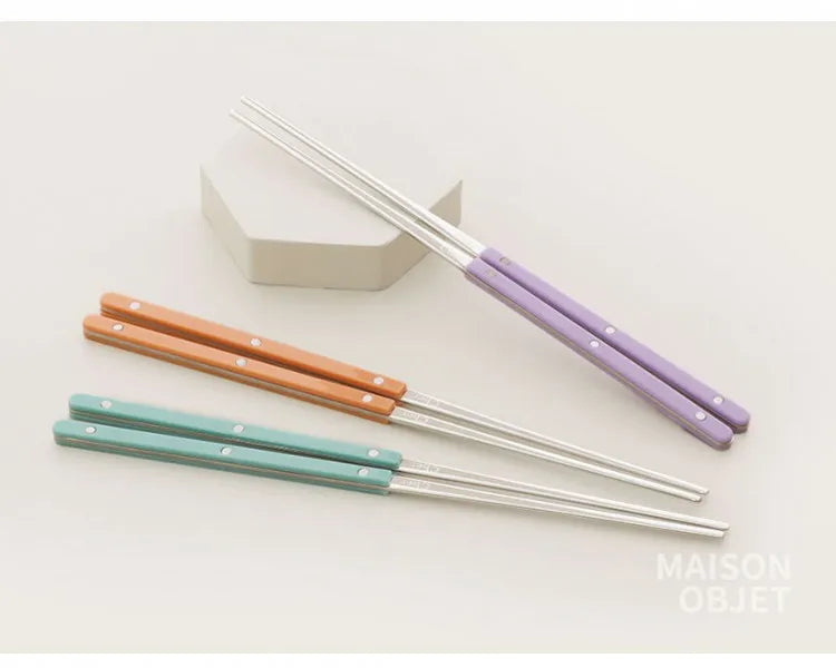 Elegant Korean Style Utensil Set - Premium 304 Stainless Steel