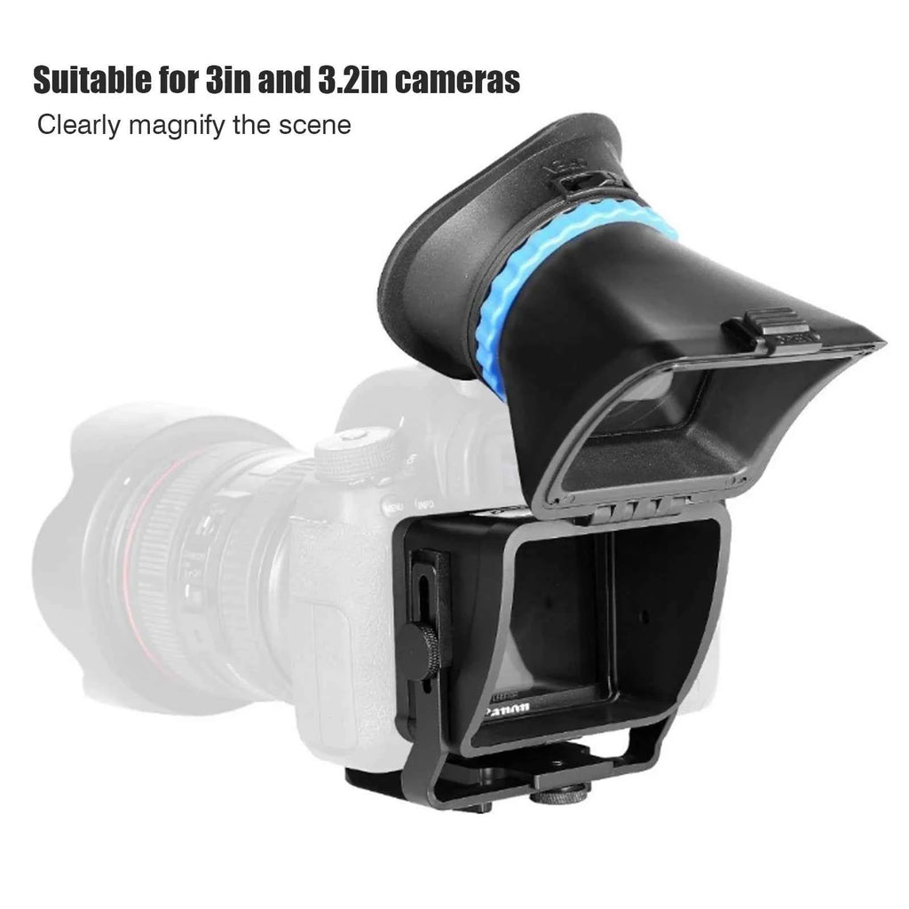 Professional Camera Screen Viewfinder - 3in/3.2in Display Hood