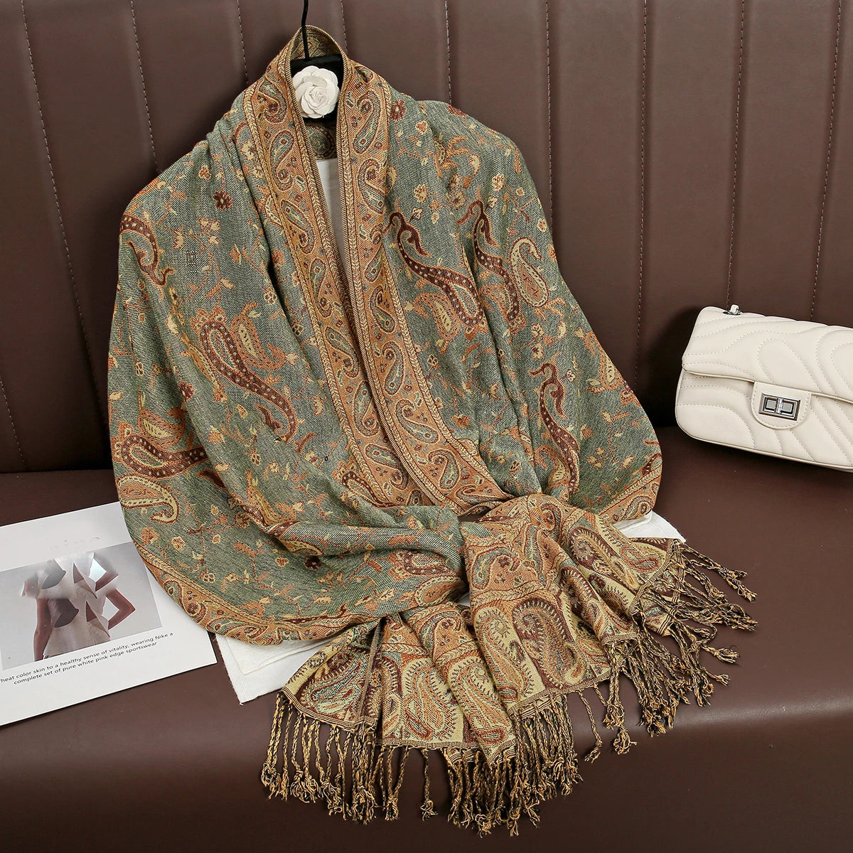 Luxury Cashmere Pashmina Shawl - Elegant Winter Wrap