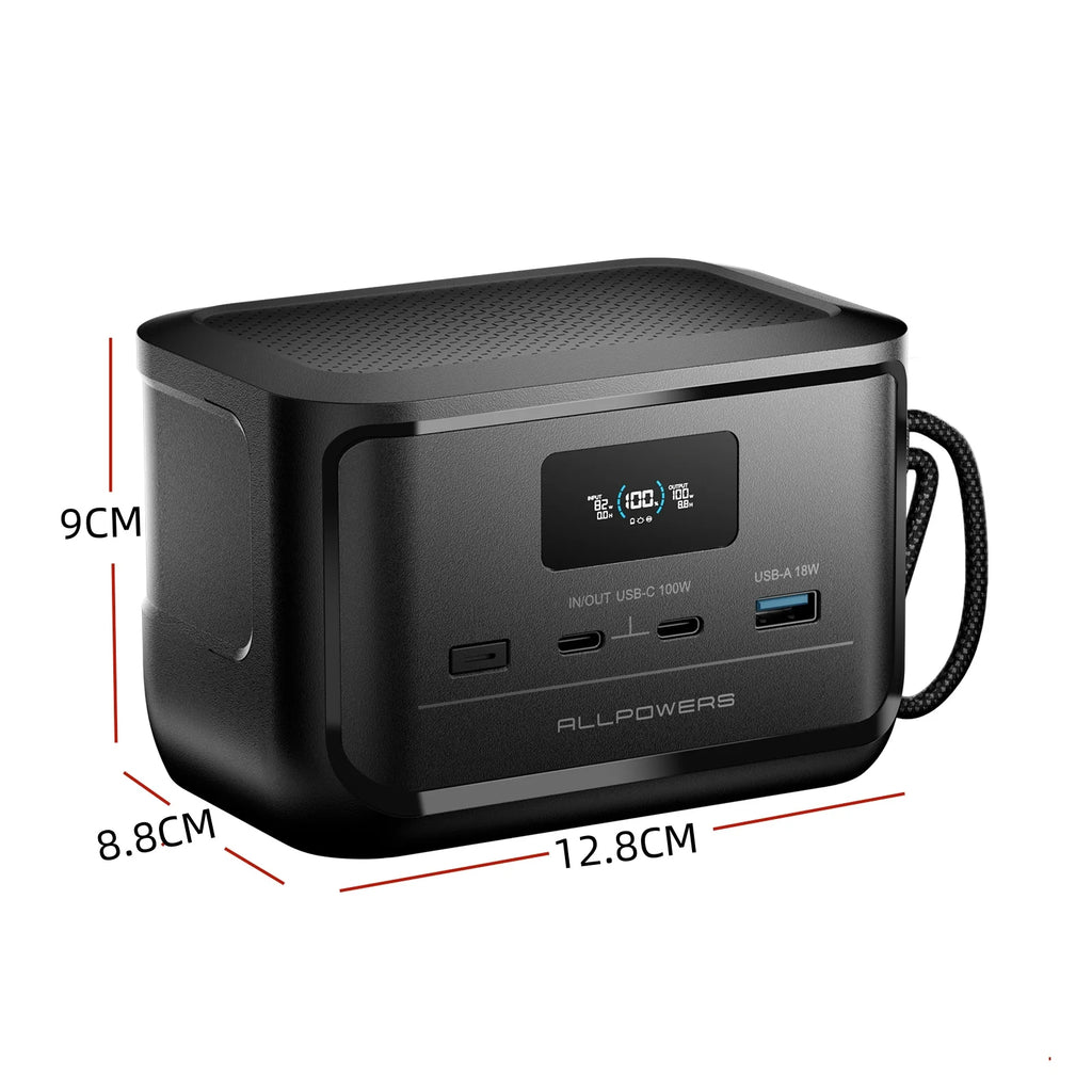 Premium Portable Power Bank 31000mAh LiFePO4 with 128W Output
