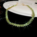 Luxury Shiny Full Rhinestone Choker Necklace - Geometric Crystal Jewelry