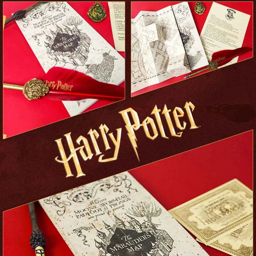 Authentic Wizarding World Map - Magical School Cosplay Prop
