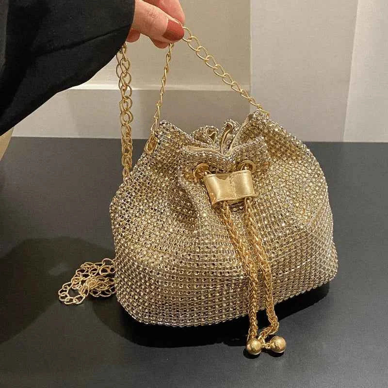 Elegant Rhinestone Crossbody Bag - Sparkle & Shine