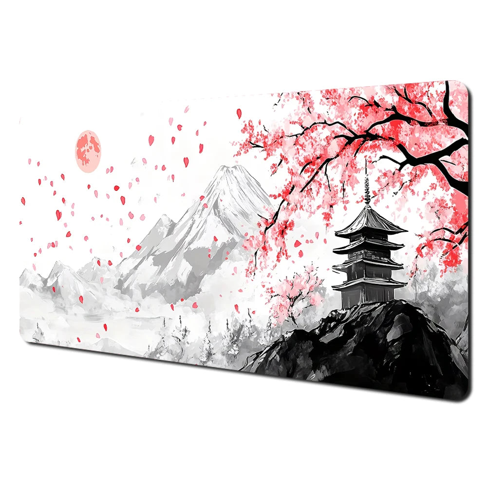 Premium Large Mouse Pad - Anti-Slip Art Landscape Desk Mat