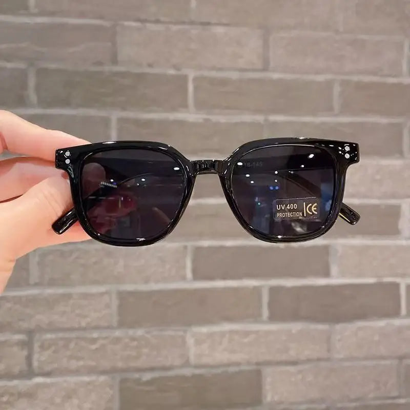 Premium Kids Sunglasses - UV400 Vintage Square Eyeglasses