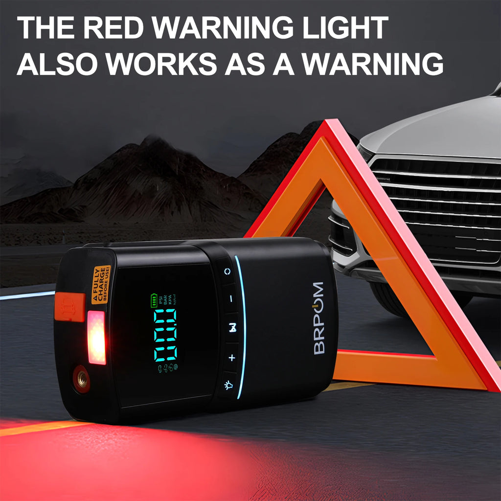Portable Car Jump Starter - 26800mAh 12V Power Bank & Booster