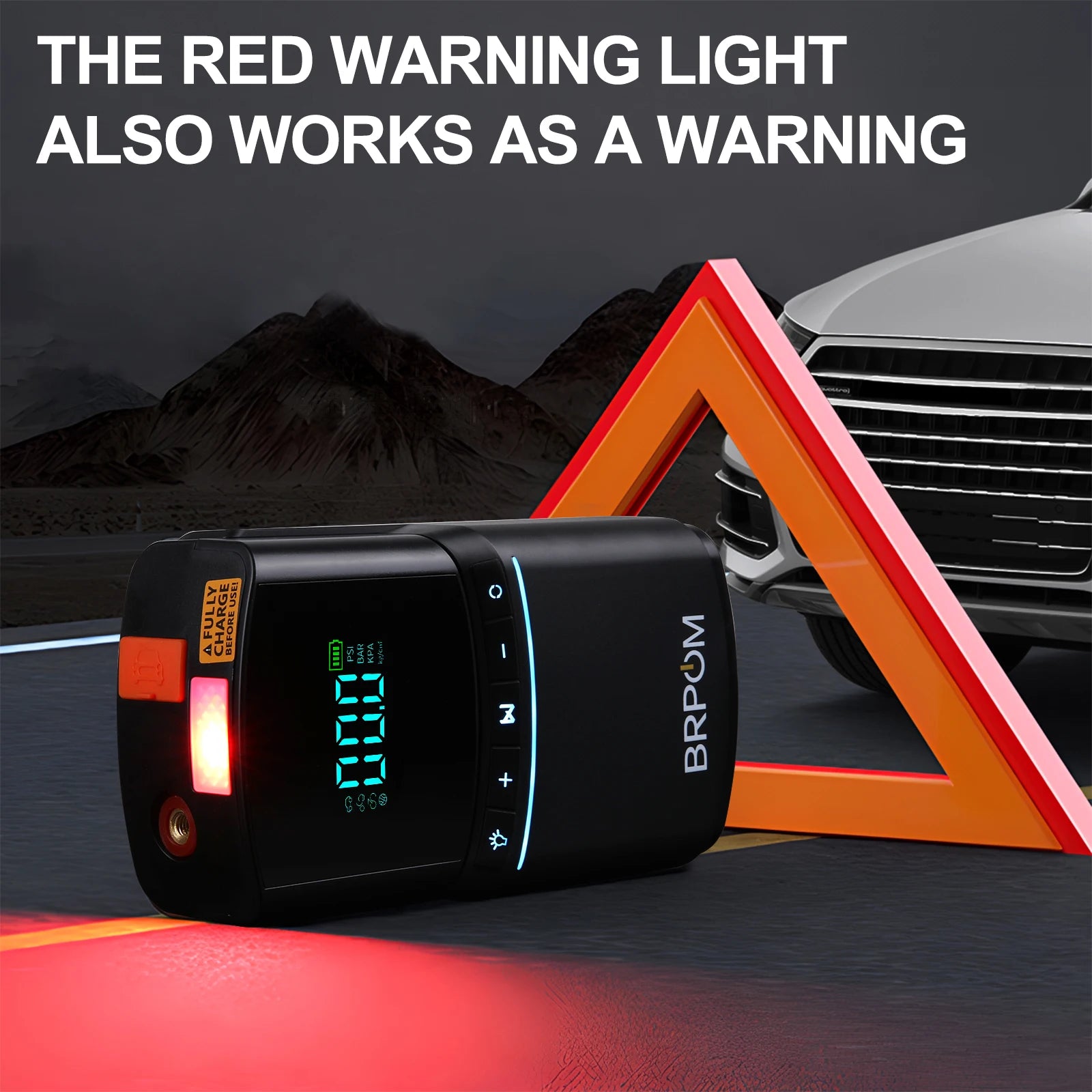 Portable Car Jump Starter - 26800mAh 12V Power Bank & Booster