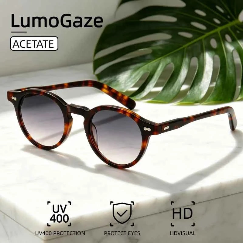 Luxury Retro Art Sunglasses - UV400 Nylon Lenses