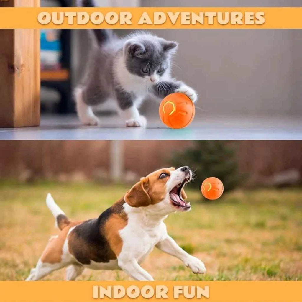 Pet toys Gravity Electric Amusement Pet Ball Smart Bouncing Ball For Dogs and Cats