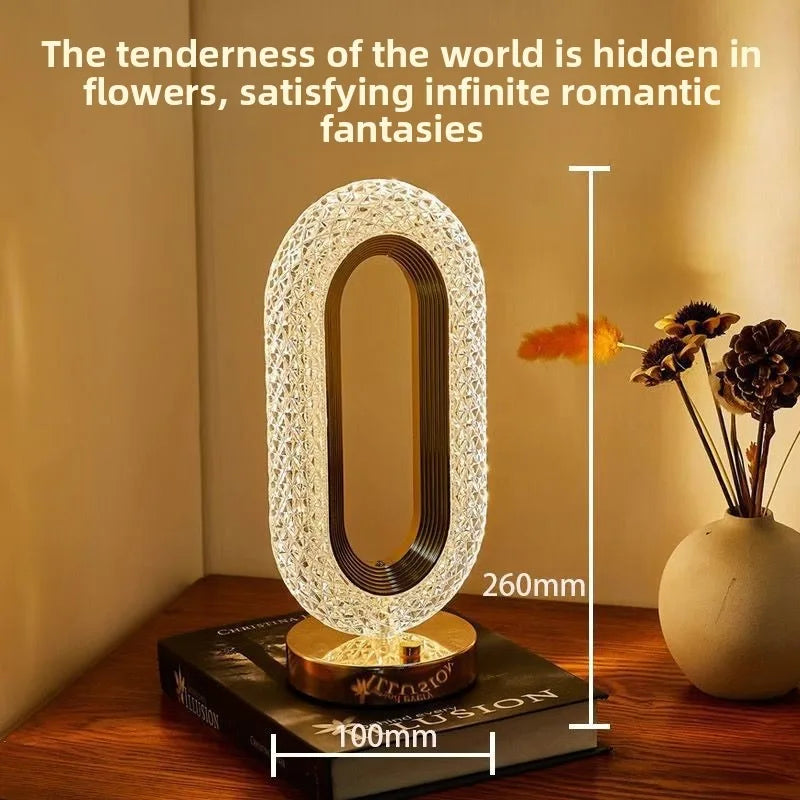 Elegant Luxury Bedside Lamp - Touch Night Light