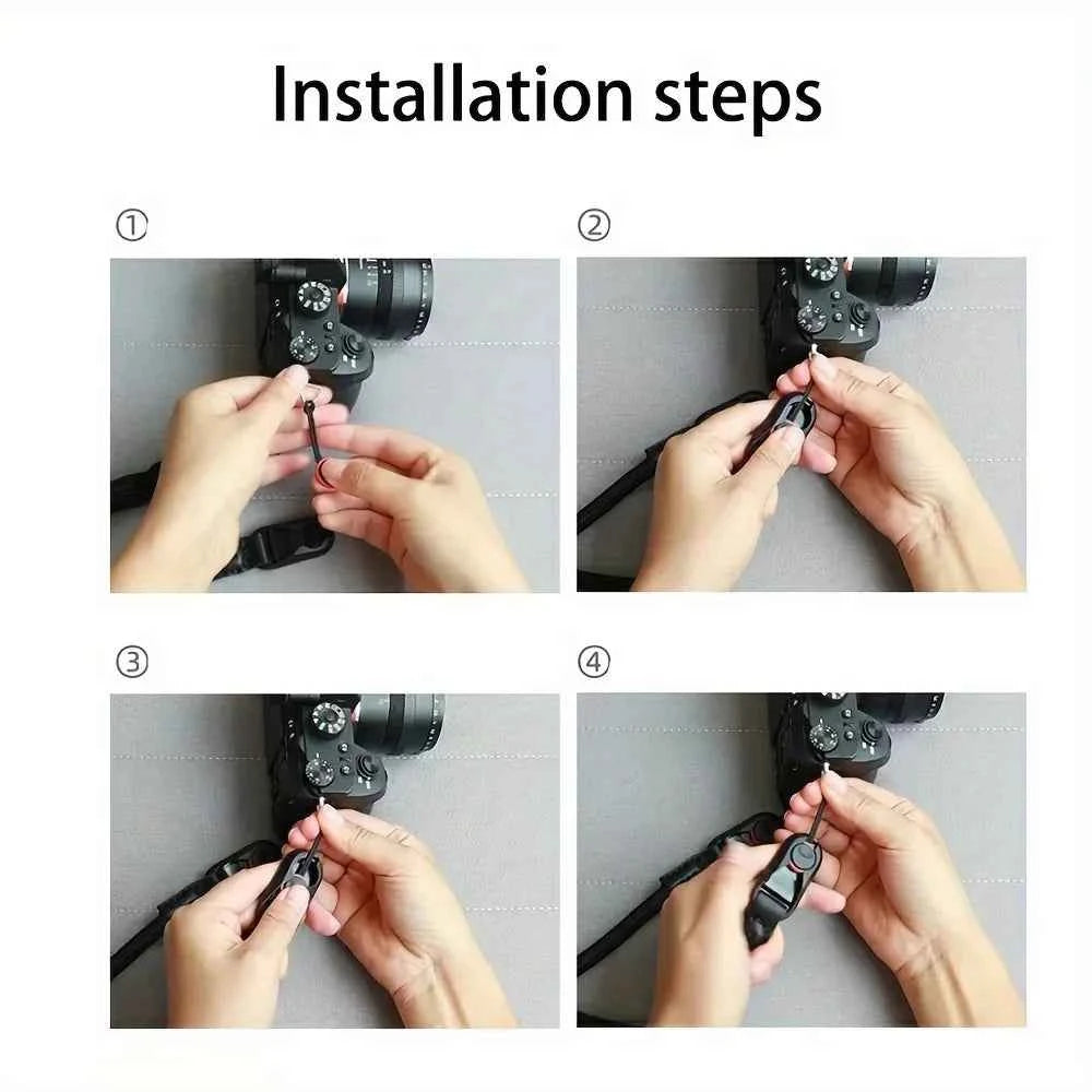 Professional Quick Release Camera Strap - Adjustable Rope Neck Strap