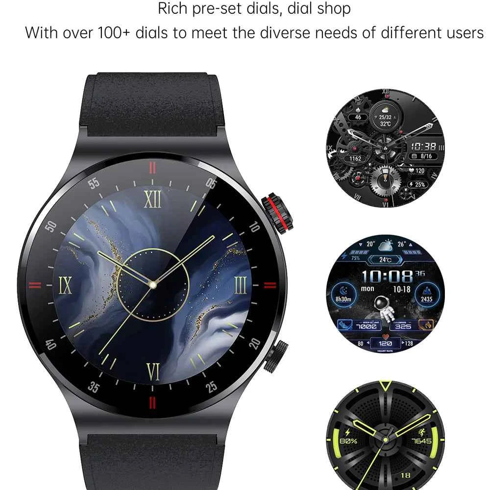 Luxury QW33 Smart Watch - NFC & Bluetooth Calling