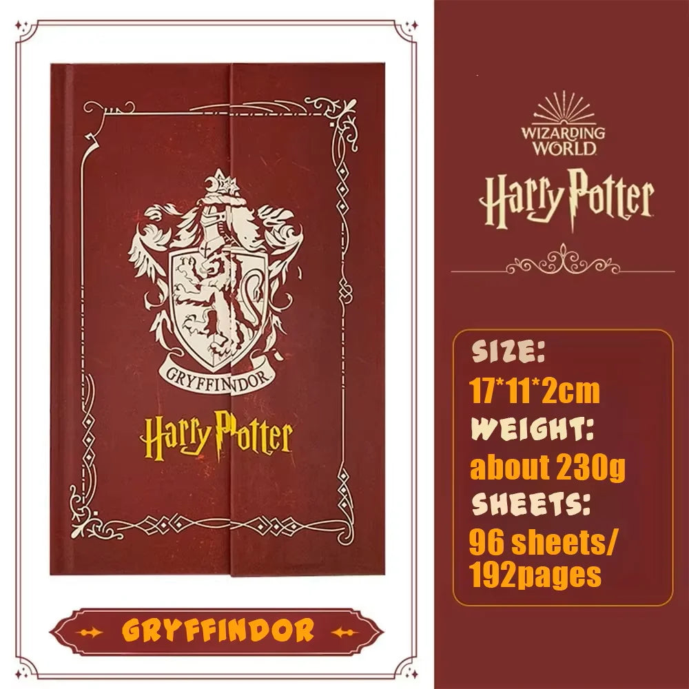 Hogwarts Hardcover Notebook - Premium Four Houses Journal