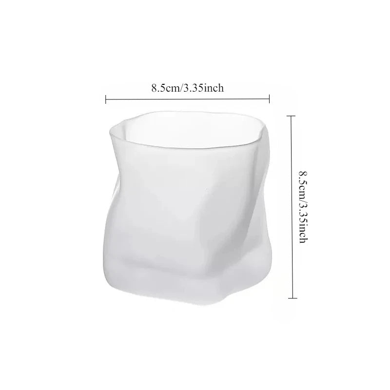 Elegant Luxury Irregular Whiskey Glass - 280ml
