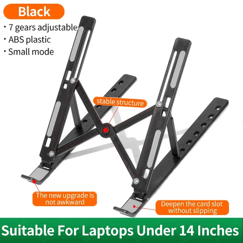 Premium Adjustable Laptop Stand - Foldable & Portable