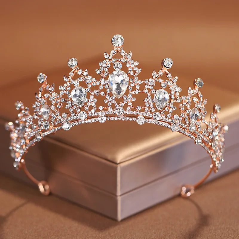 Luxury Bridal Tiaras and Crowns - Elegant Princess Headpiece