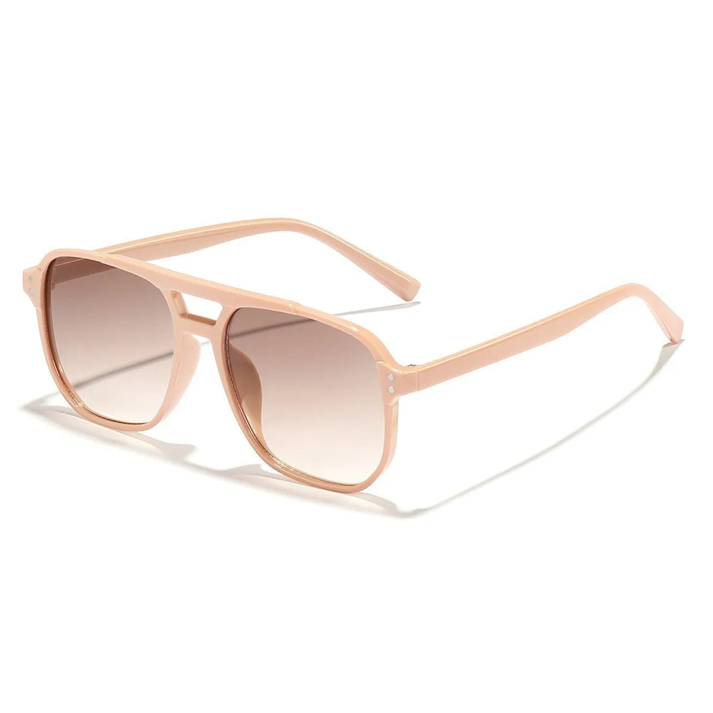 Elegant Double Beam Pilot Women Sunglasses UV400