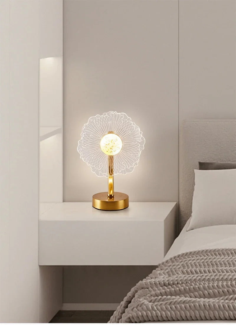 Elegant Minimalist Table Lamp - USB Powered Ambient Light