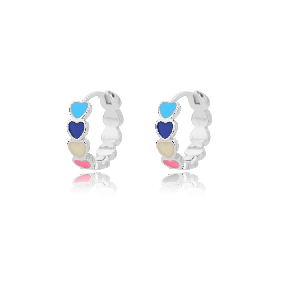 Elegant Star Hoop Earrings - Stainless Steel Y2K Jewelry