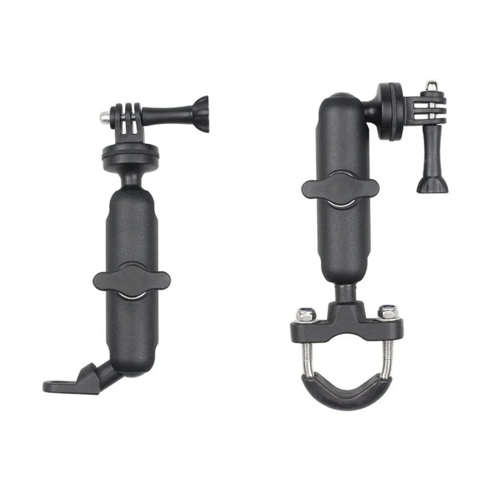 Durable Motorcycle Camera Mount - Secure Aluminum Alloy Pan Tilt Bracket