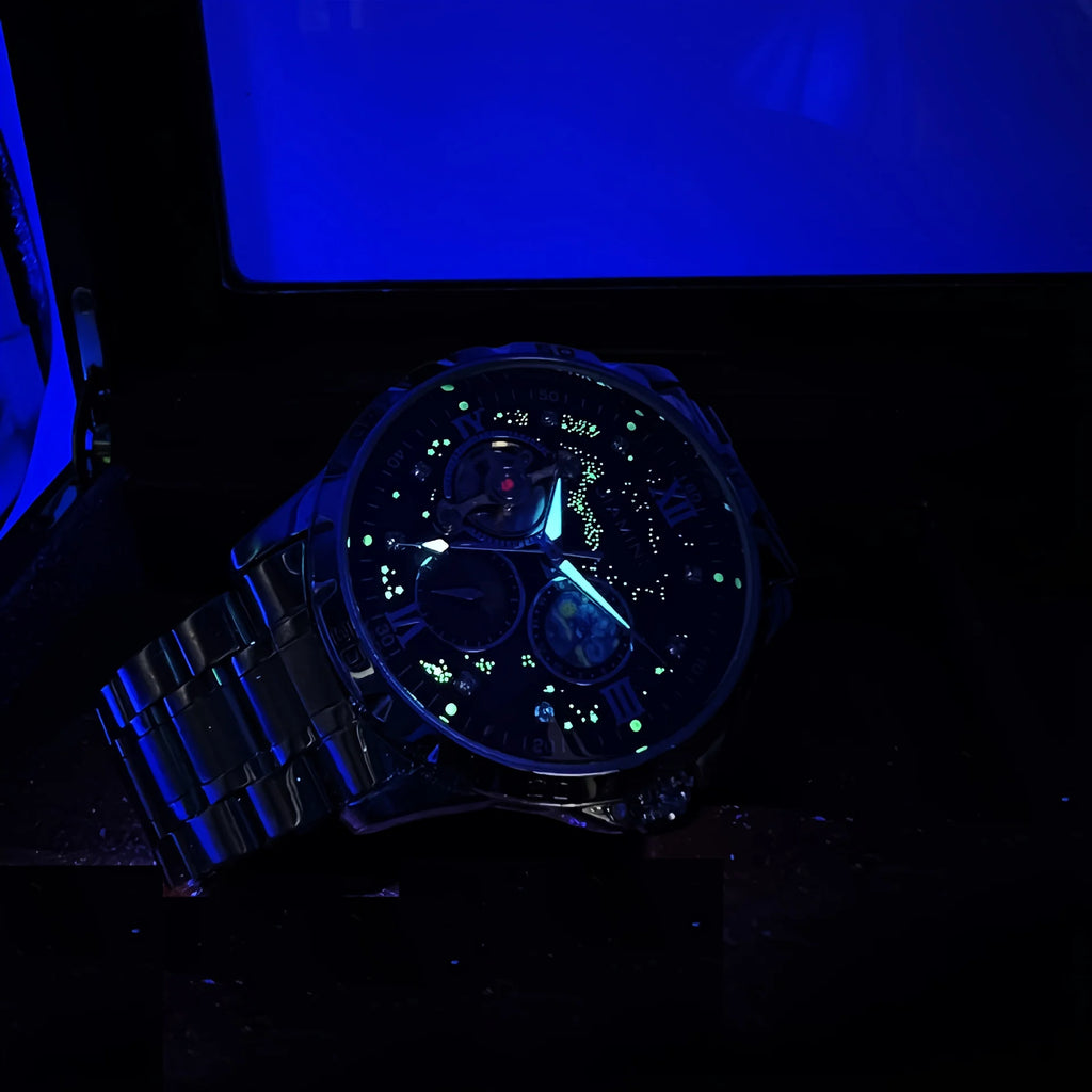 Luxury Automatic Mechanical Watch - Waterproof & Calendar