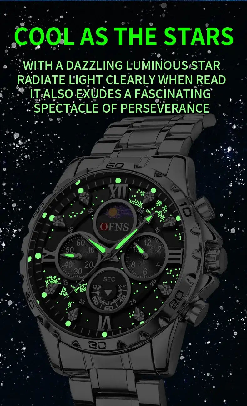 Premium Men's Military Watch - Waterproof Quartz