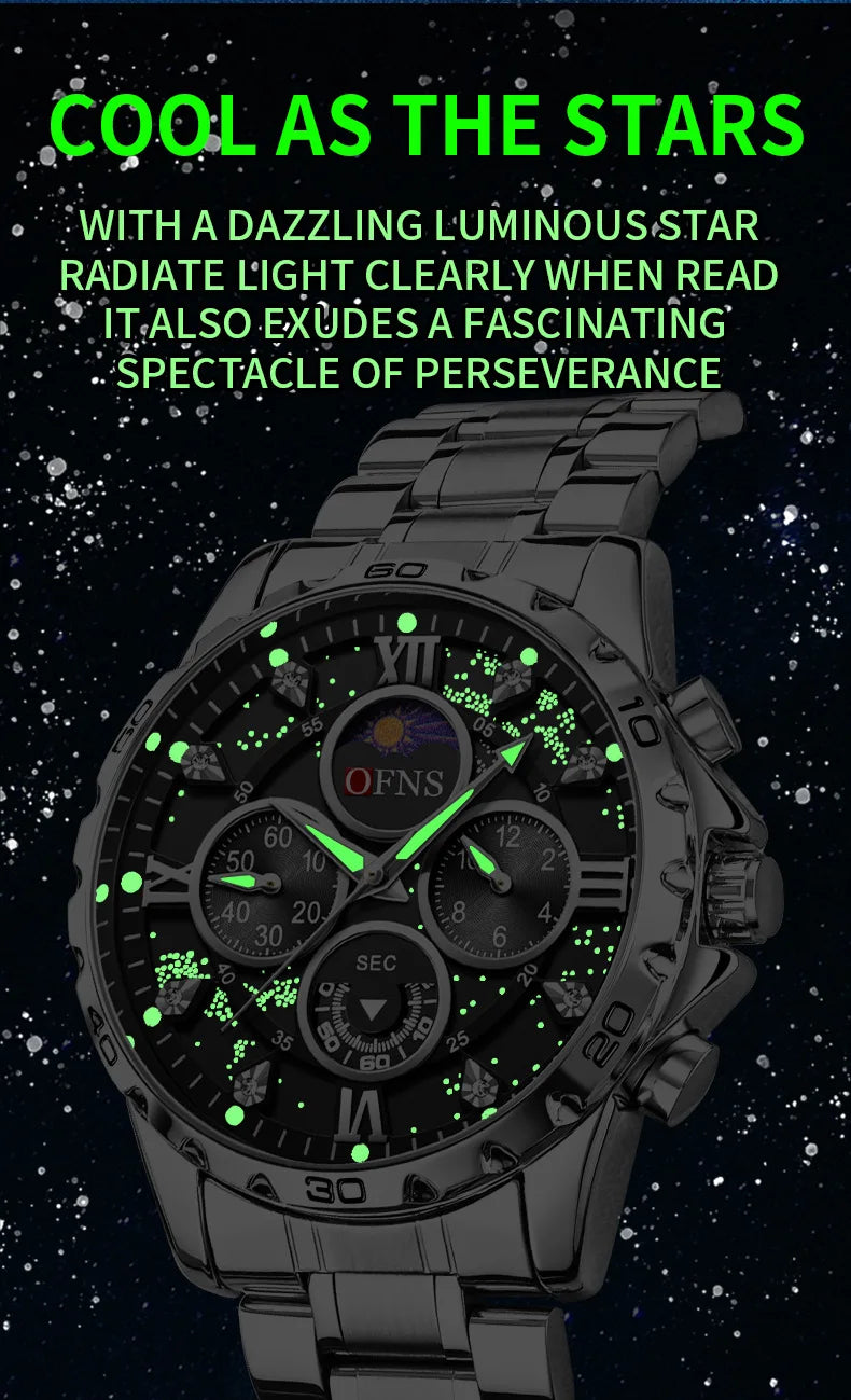 Premium Men's Military Watch - Waterproof Quartz