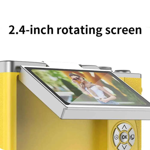 Compact 4K Digital Camera - 48MP HD Selfie Camcorder
