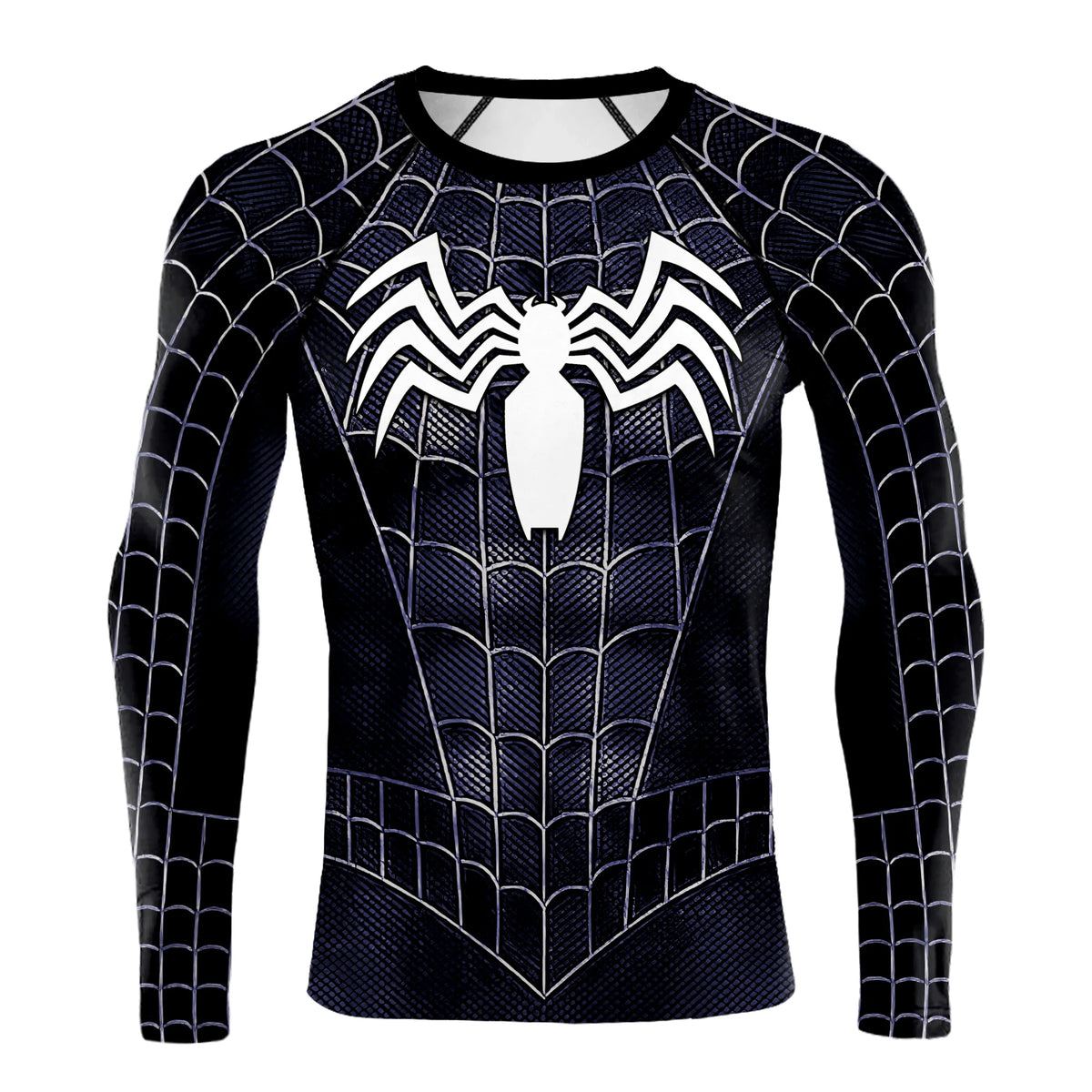 Spider Superhero Long Sleeve Compression Shirt - Premium Cosplay