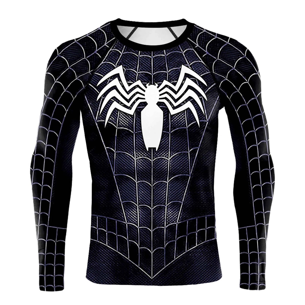Premium Spider Compression Shirt - Long Sleeve Superhero Tee