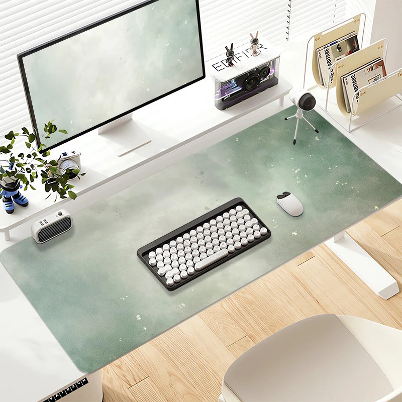 Premium Waterproof Leather Mouse Pad - Large Desk Mat