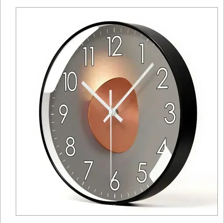 Elegant Silent Modern Wall Clock - Non-Ticking Design