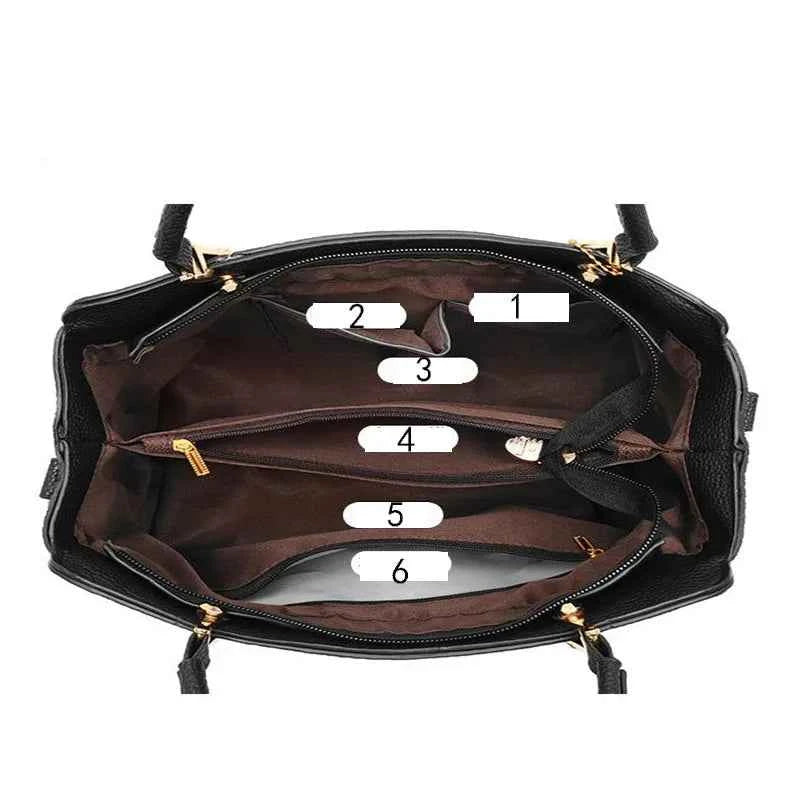 Elegant Women Shoulder Bag - Versatile Faux Suede