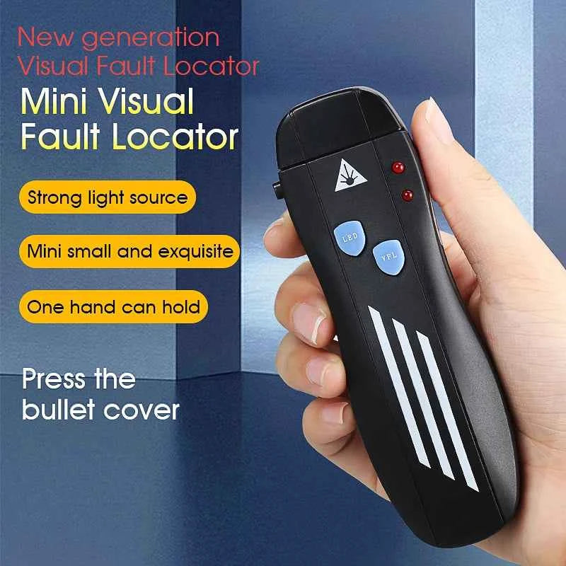 Professional Visual Fault Locator - Rechargeable Fiber Tester