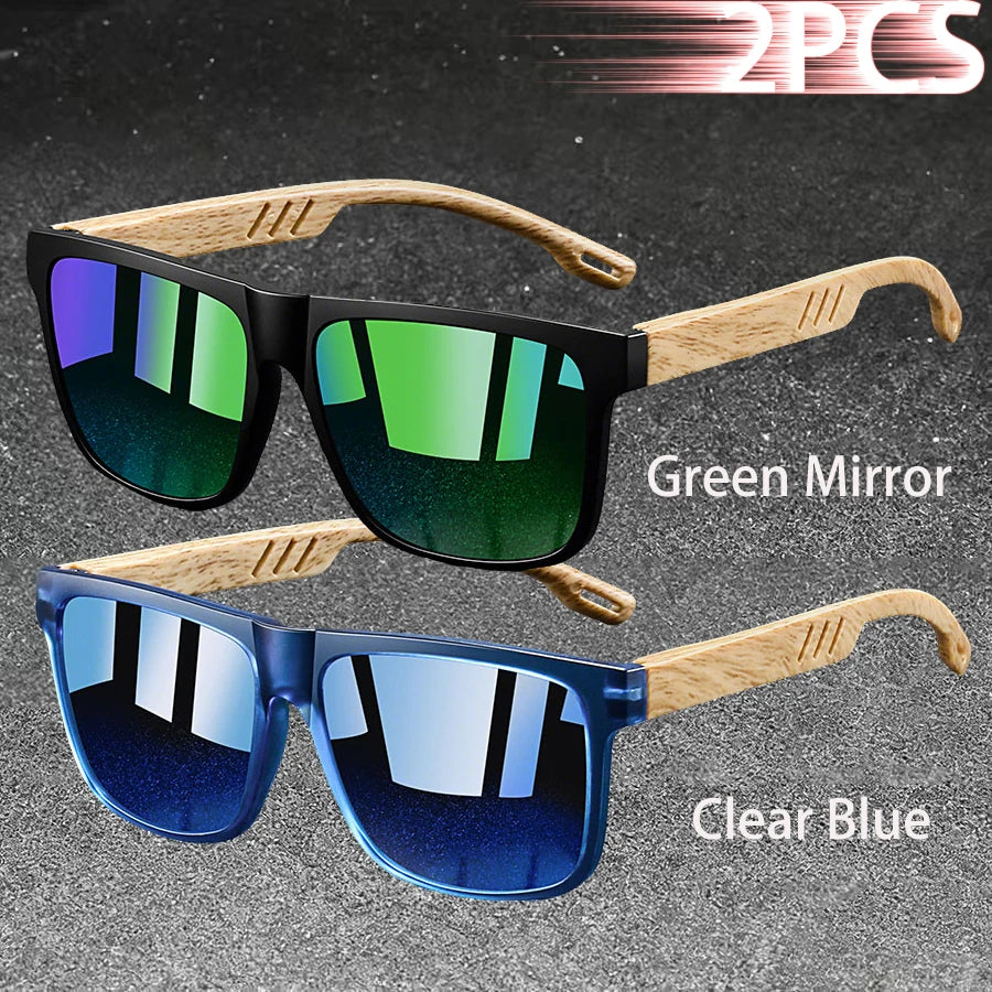 Vintage Square Sunglasses - UV400 Designer Eyewear