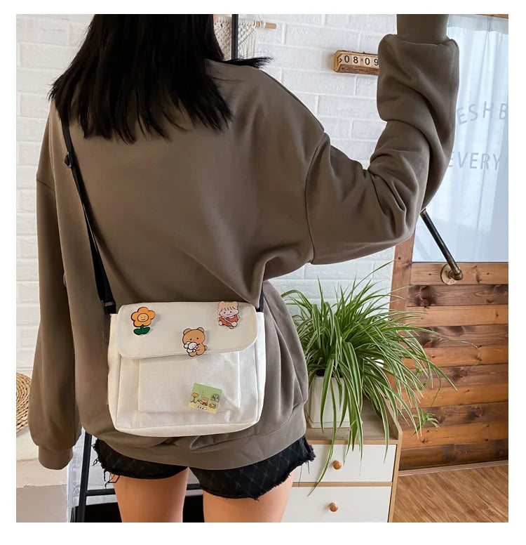 Premium Japanese Harajuku Bag - Versatile Student Crossbody